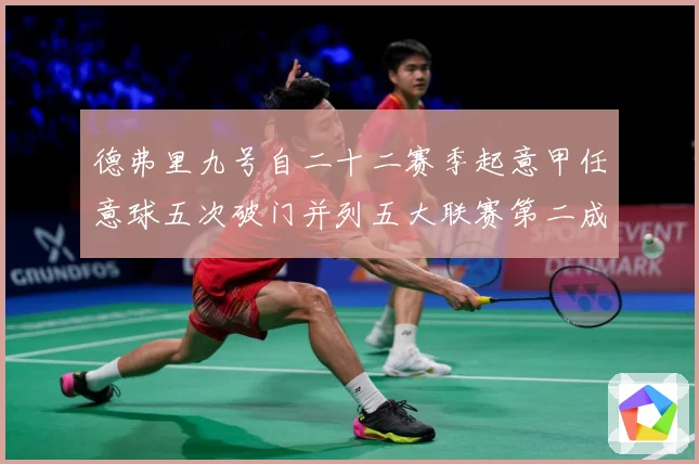 德弗里九号自二十二赛季起意甲任意球五次破门并列五大联赛第二成长观察-深度解析